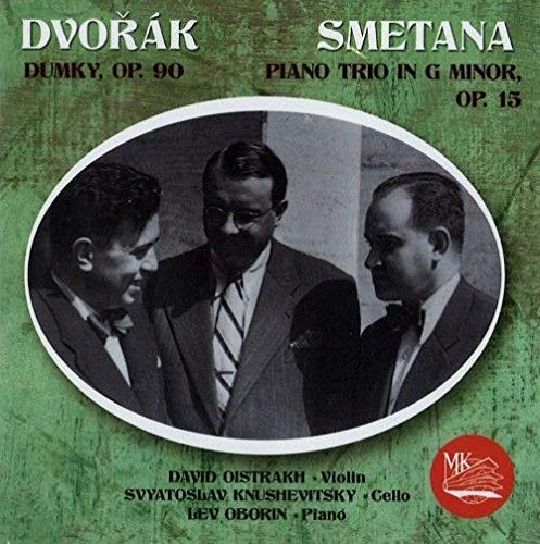 David Oistrakh, Lev Oborin, Svyatoslav Knushevitsky. Dvorak, Smetana - piano trios