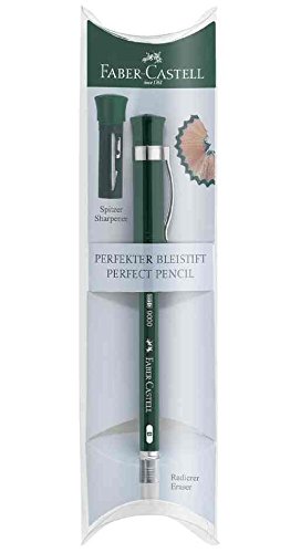Faber-Castell Castell 9000 Perfect Pencil in Gift Box, Green
