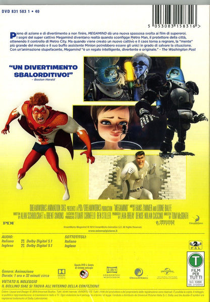 Dvd - Megamind (1 DVD