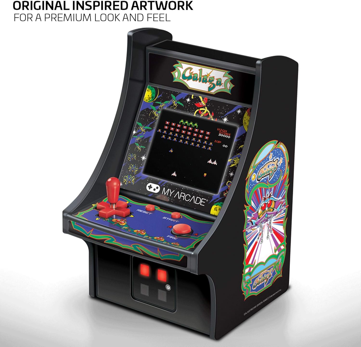 6" Collectible Retro Galaga Micro Player (Electronic Games