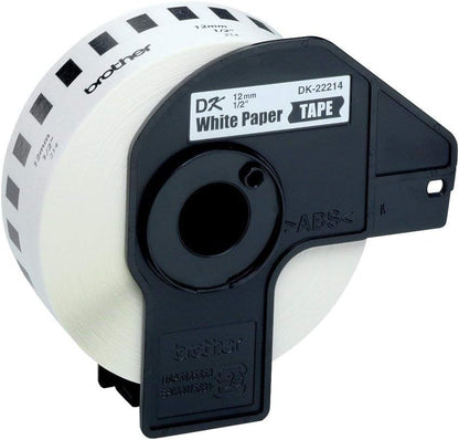 Brother DK-22214 - White - Roll (1.2 cm x 30.5 m) thermal paper - for Brother QL-1050, 1060, 500, 550, 560, 570, 580, 600, 650, 700, 710, 720, 820