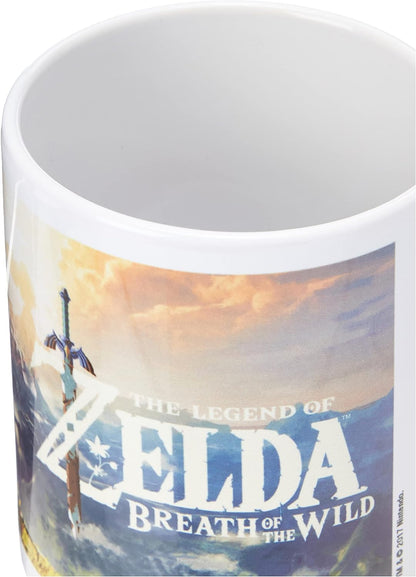 Nintendo Legend Zelda: Breath of The Wild Sunset Ceramic Mug Kaffeetassen, Keramik, Mehrfarbig, 1 Stück (1er Pack