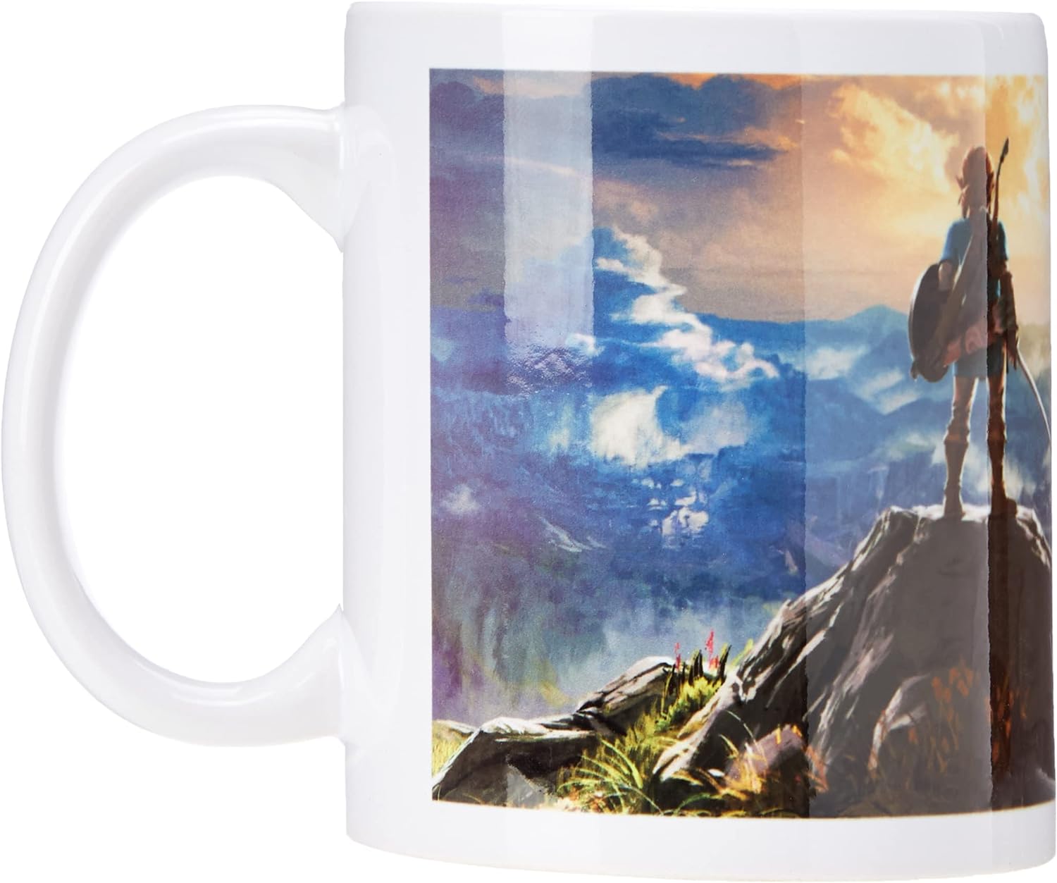 Nintendo Legend Zelda: Breath of The Wild Sunset Ceramic Mug Kaffeetassen, Keramik, Mehrfarbig, 1 Stück (1er Pack