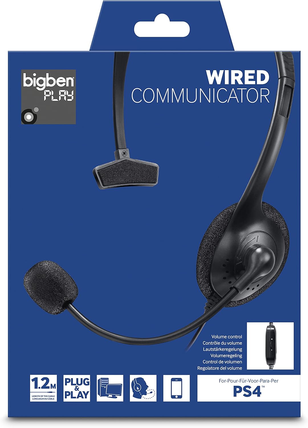BigBen Wired Chat Headset (PS4