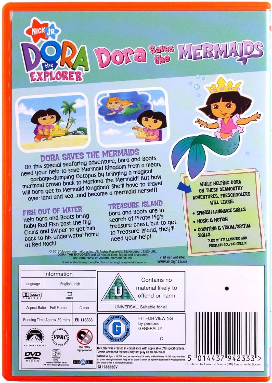 Dora The Explorer: Dora Saves The Mermaids