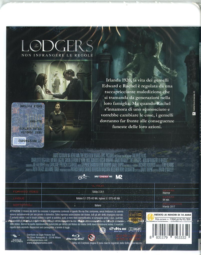 The Lodgers - Non Infrangere Le Regole (Card Tarocco Da Collez)