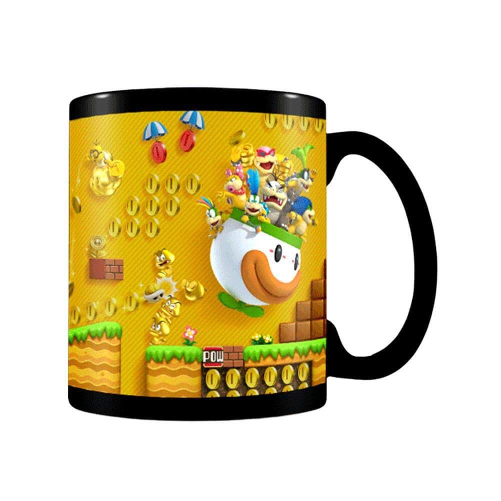 Pyramid International Super Mario Heat Change Mug in Presentation Gift Box (Gold Coin Rush Design) 11oz Ceramic Mug - Official Merchandise