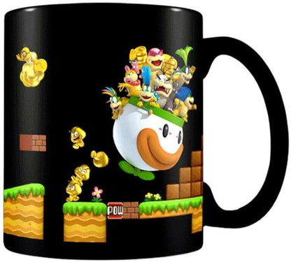 Pyramid International Super Mario Heat Change Mug in Presentation Gift Box (Gold Coin Rush Design) 11oz Ceramic Mug - Official Merchandise