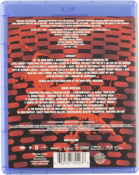 U2360° At The Rose Bowl