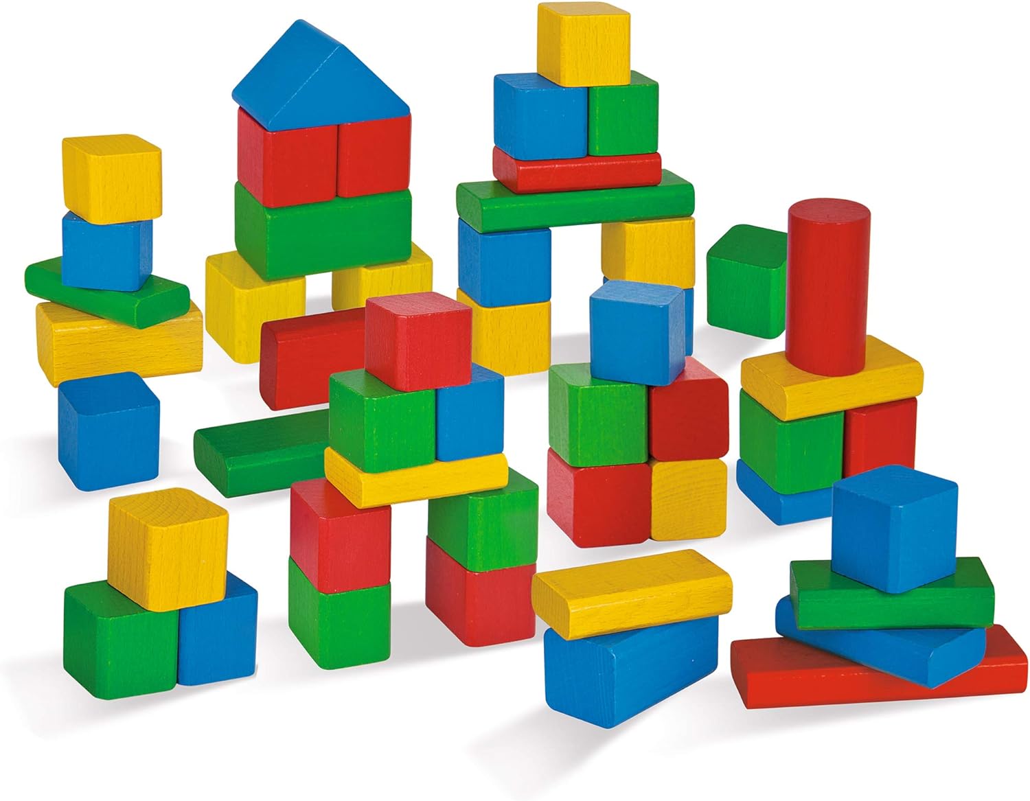 Heros Set of Colourful Bricks (50-Piece, Multi-Colour