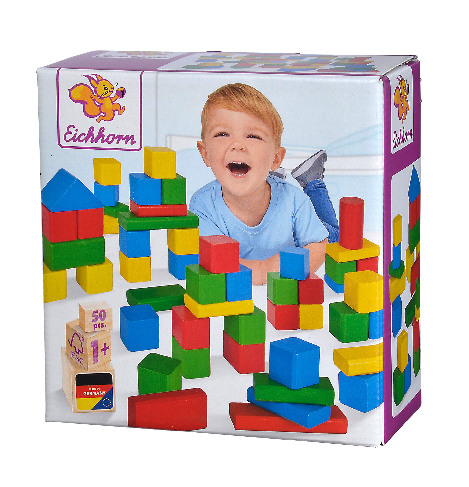 Heros Set of Colourful Bricks (50-Piece, Multi-Colour