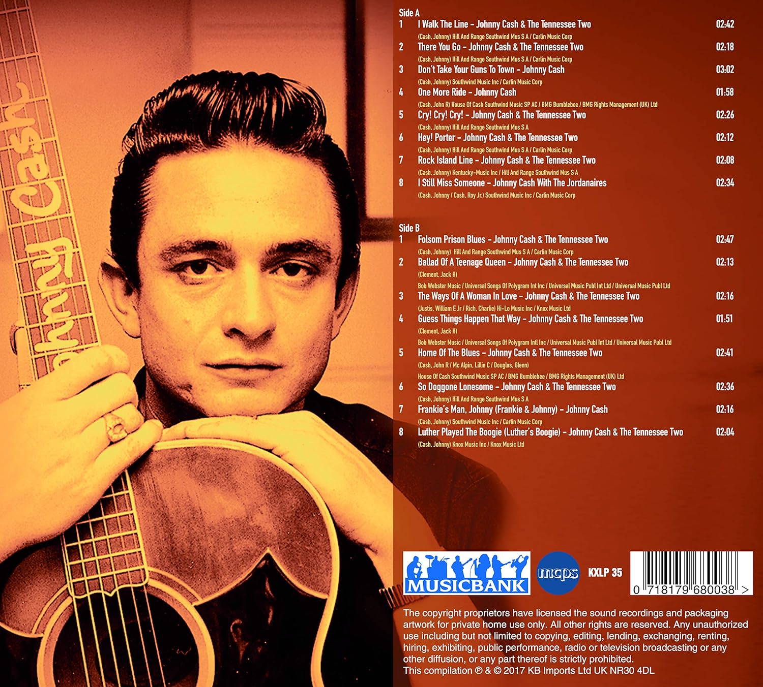 Johnny Cash - Country Boy  (1 LP)