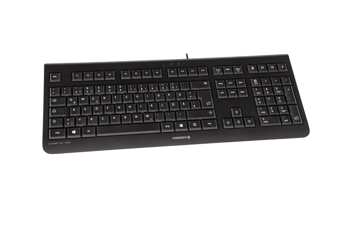 CHERRY KC 1000 JK-0800GB-2 USB Wire Keyboard, QWERTZ