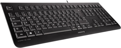 CHERRY KC 1000 JK-0800GB-2 USB Wire Keyboard, QWERTZ