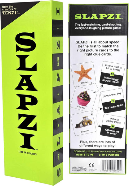 Carma Games | Slapzi | Party Card Game | Ages 8+ | 2-8 Players | 10 Minutes Playing Time