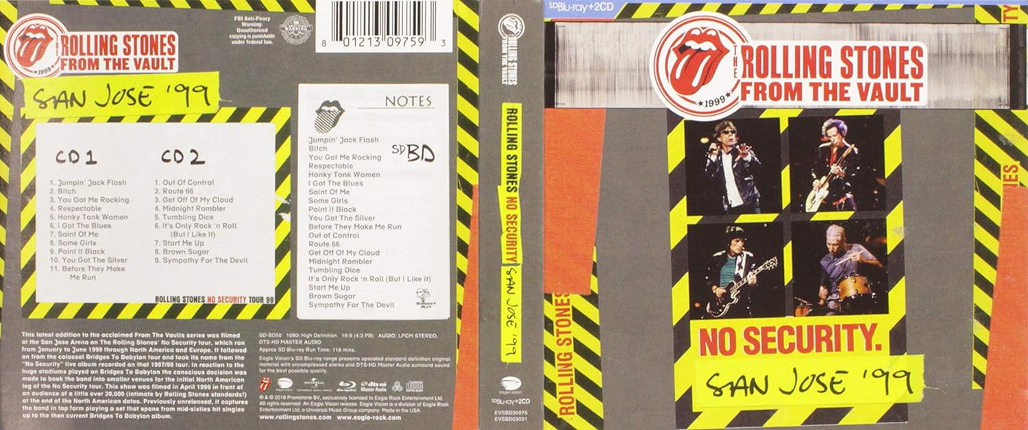 From The Vault: No Security San Jose 99 (Blu-Ray/2Cd)