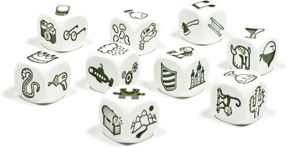 Rory's Story Cubes Voyages | Storytelling Game for Kids and Adults | Fun Family Game | Creative Kids Game | Ages 6 and up | 1+ Players | Average Playtime 10 Minutes | Made by Zygomatic