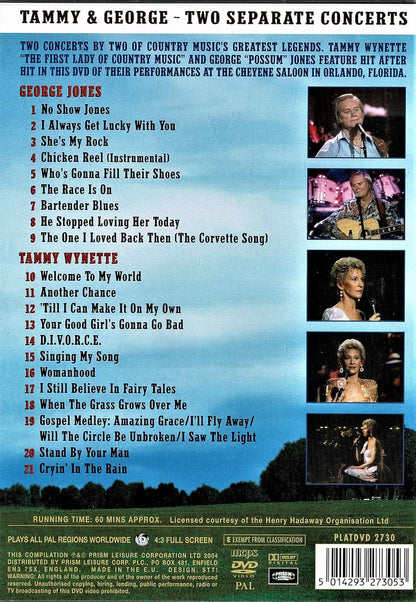 Tammy Wynette and George Jones
