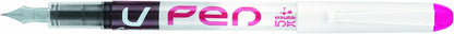 Pilot V-Pen - Pluma estilográfica borrable, 12 unidades), color