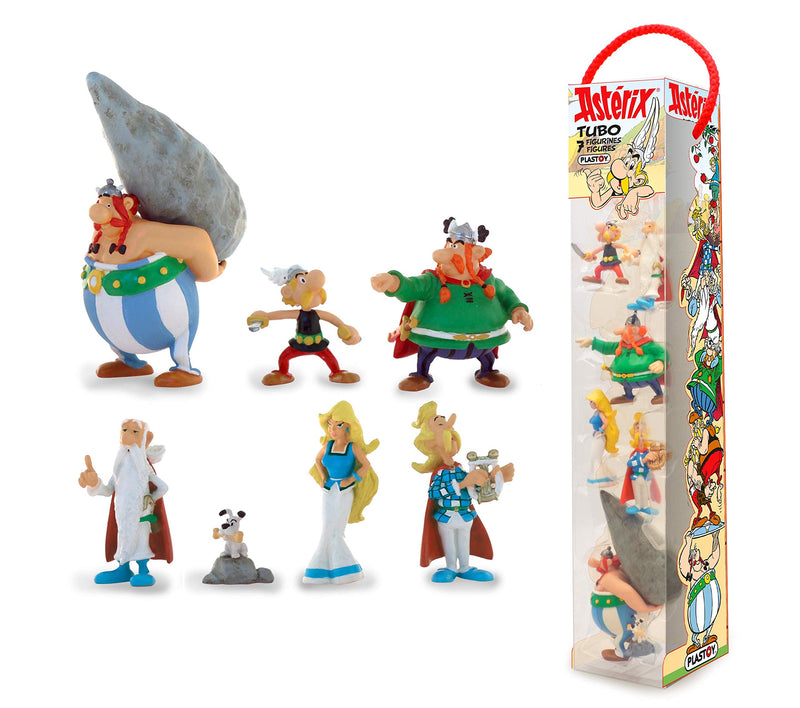 Plastoy SAS 70385 - Asterix Dorfbewohner - Tube (7 Figuren