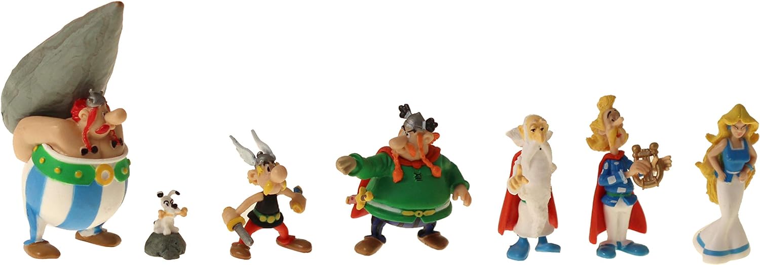 Plastoy SAS 70385 - Asterix Dorfbewohner - Tube (7 Figuren