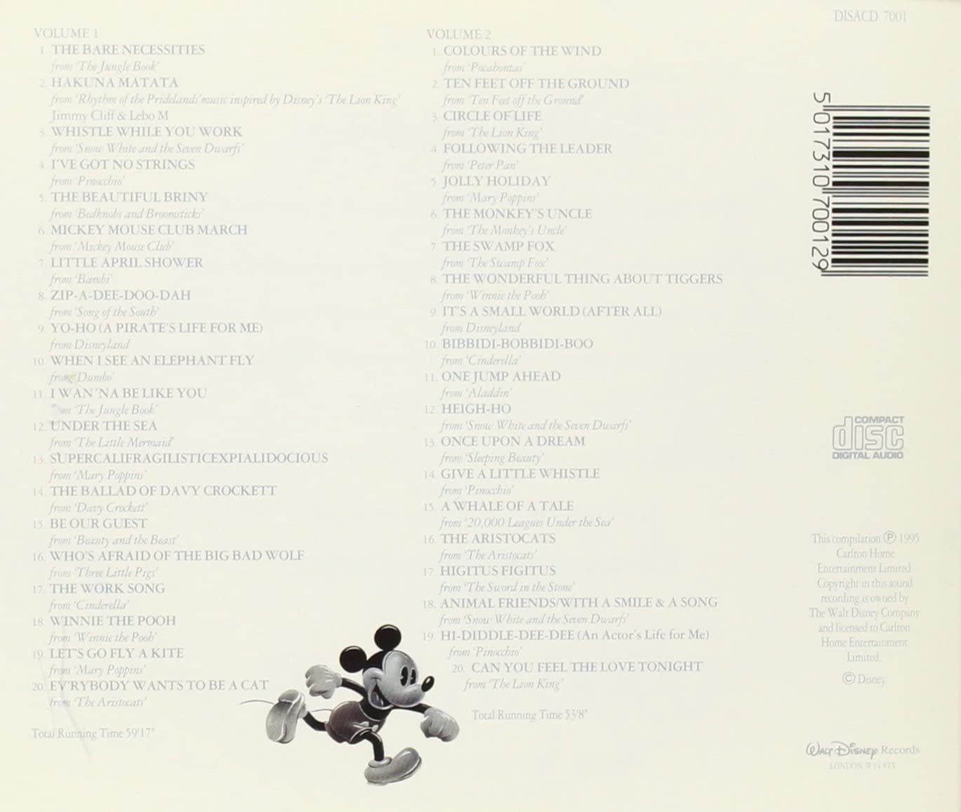 Absolutely Disney-Ost