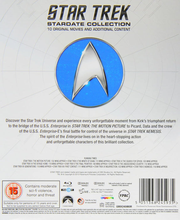 Star Trek: Stardate Collection - Movies 1-10