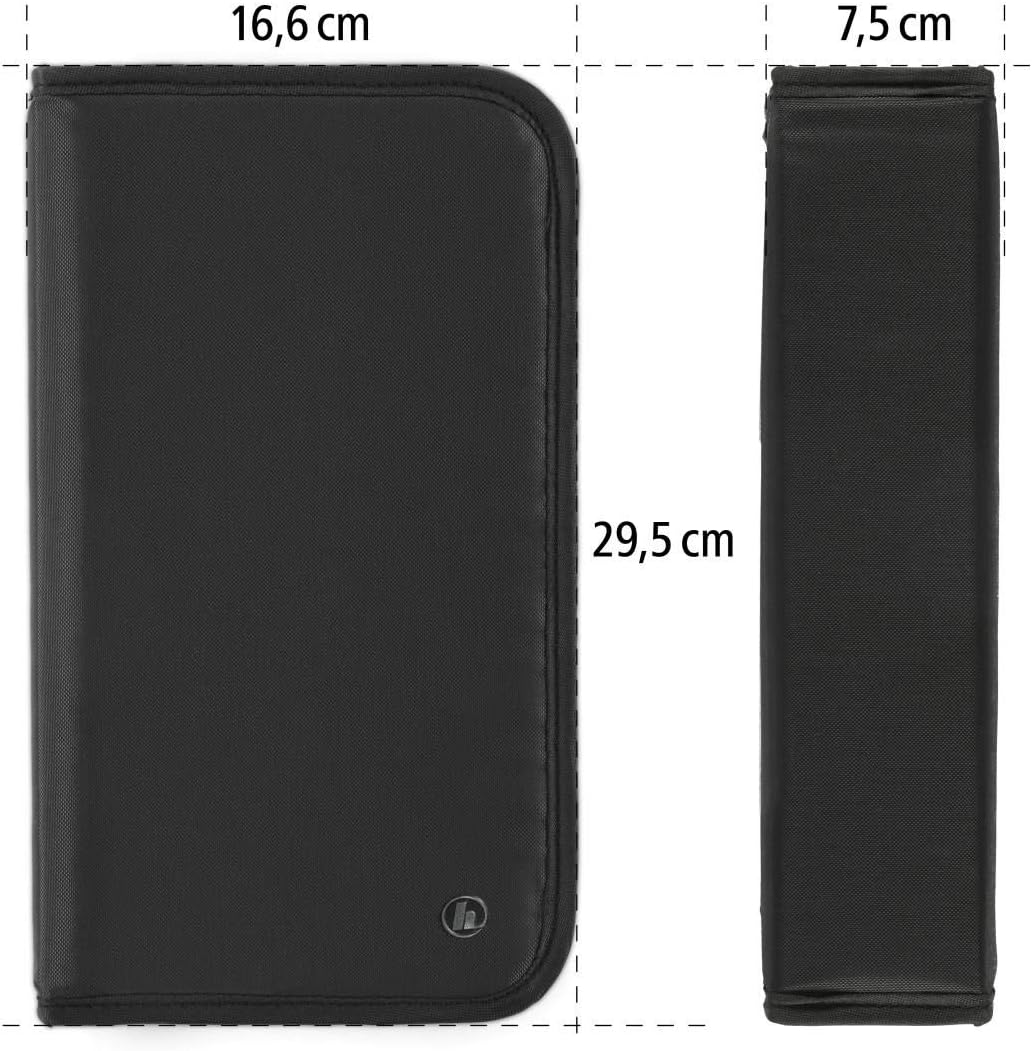 Hama CD/DVD/Blu-ray Wallet for 80 Discs, black