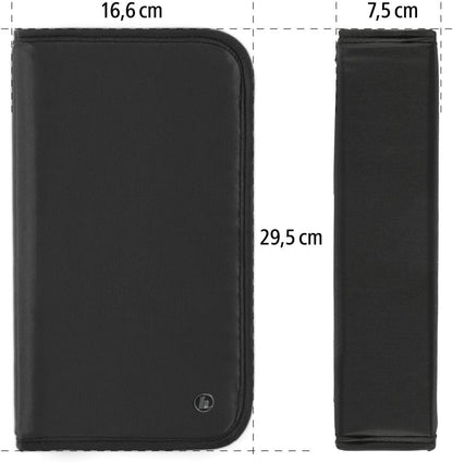 Hama CD/DVD/Blu-ray Wallet for 80 Discs, black