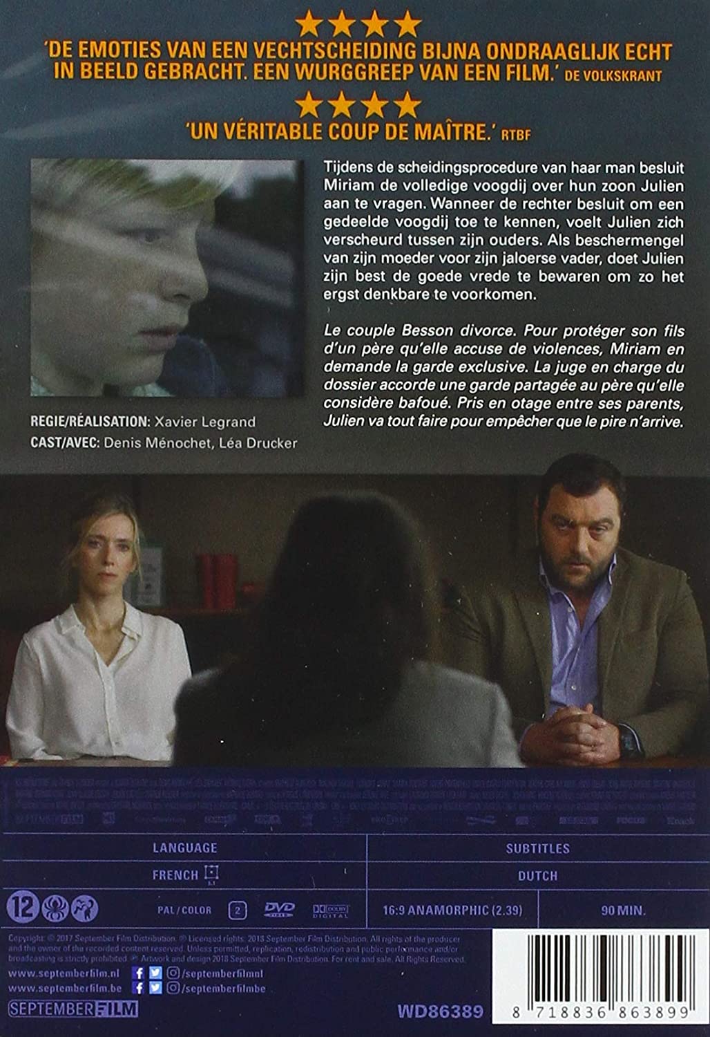 Jusqu'à la Garde - Custody (DVD) 2018