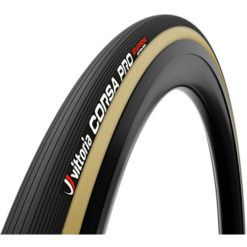Vittoria Corsa Pro 25-28" Black Tan G2.0 Tubular Tyre