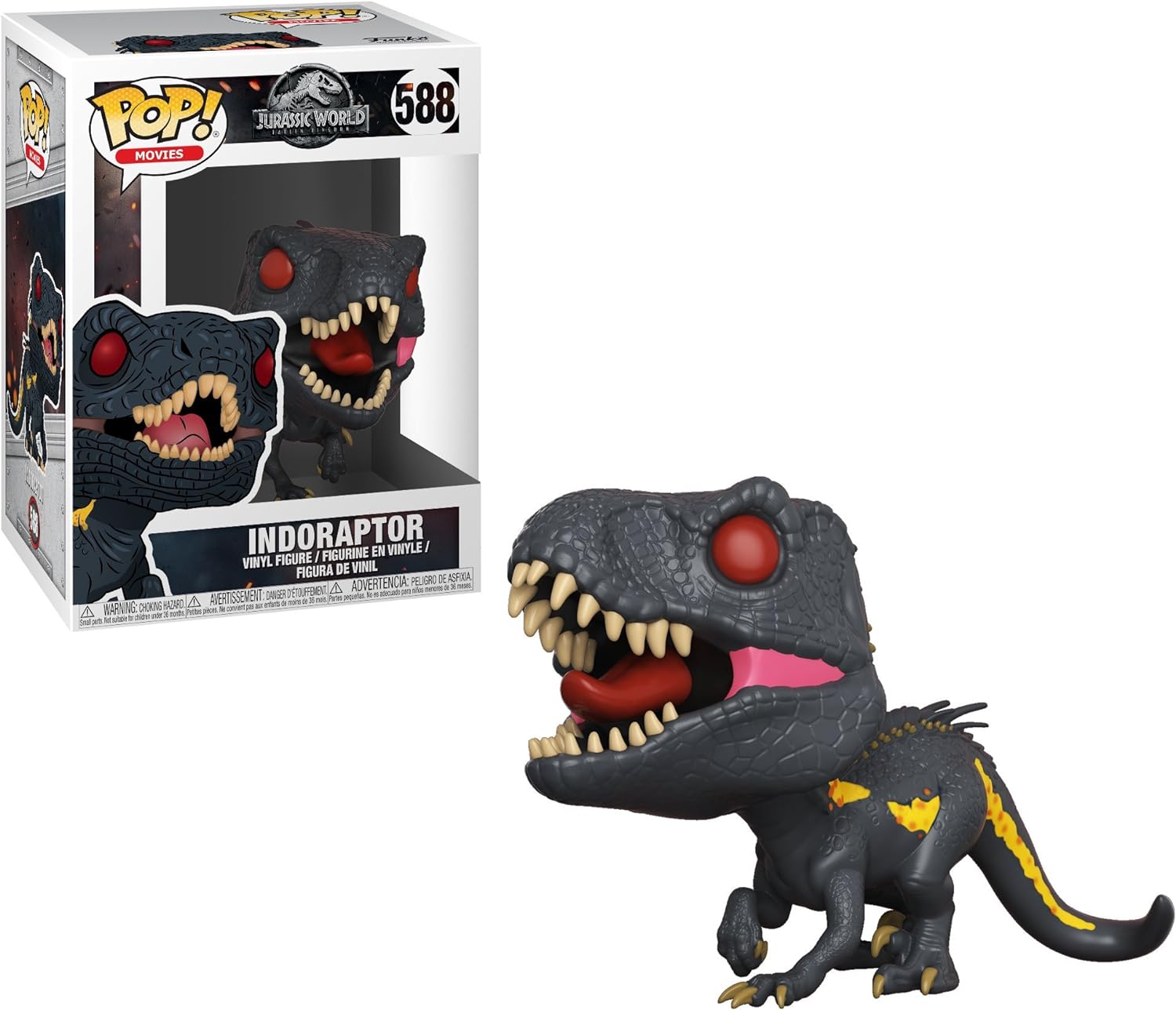 Funko Pop! Vinyl Figure Indoraptor Bad Dinosaur - Raptor - Jurassic Park - Collectable Vinyl Figure - Gift Idea - Official Merchandise - Toys for Kids & Adults - Movies Fans