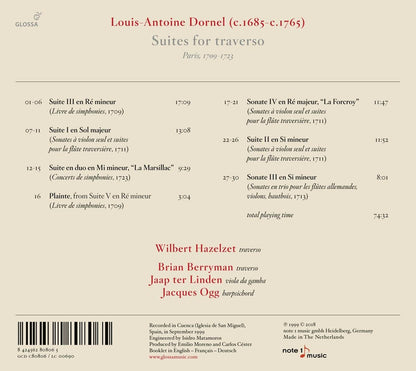 Louis-Antoine Dornel - Suites for Traverso & b.c.