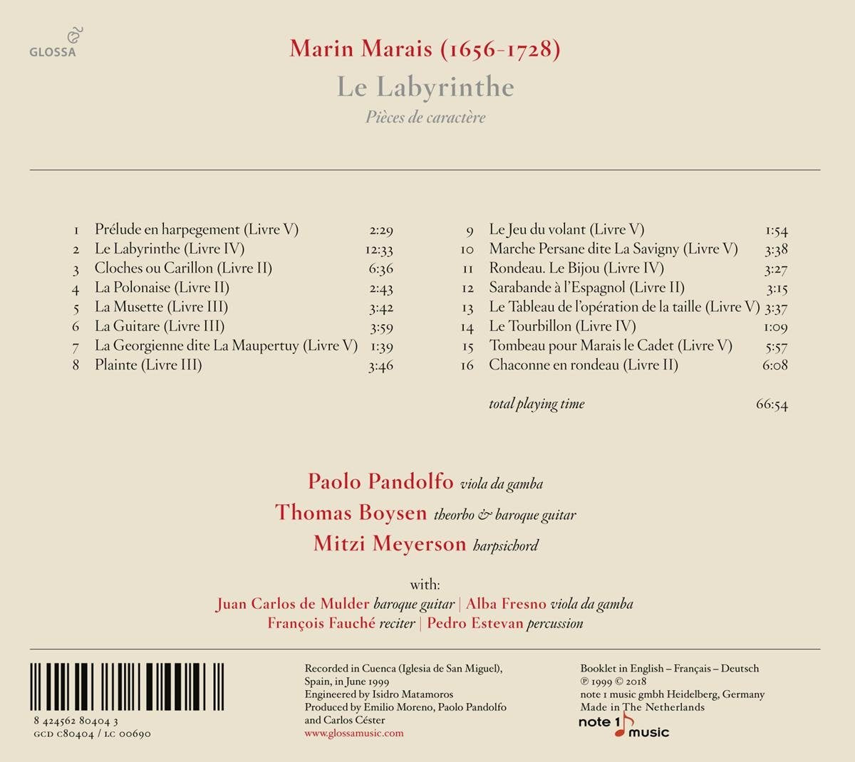 Marais: Le Labyrinthe