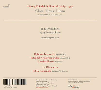 Georg Friedrich Händel - Clori, Tirsi e Fileno HWV 96
