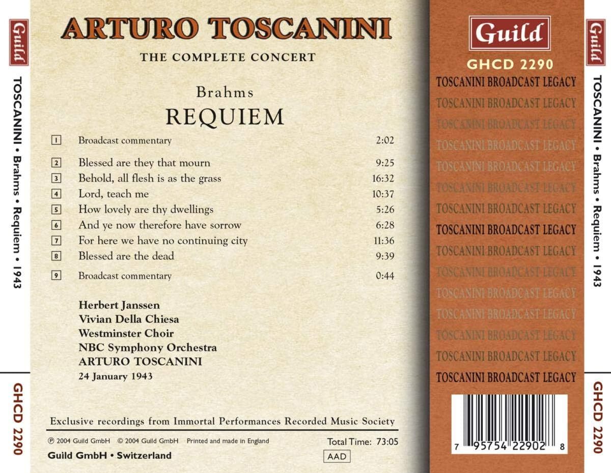 Brahms: Requiem