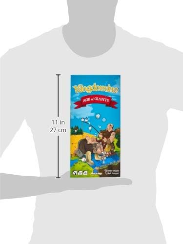 Blue Orange | Kingdomino: Age of Giants | Board Game | Ages 8+ | 2-5 Players | 20 Minutes Playing Time