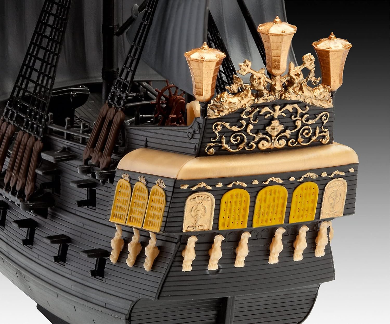 Revell Pearl (Easy-Click) RV65499 Pirati dei Caraibi, 1 juego de 150 modelos Black Pear RC, 26 x 23,5 cm de alto