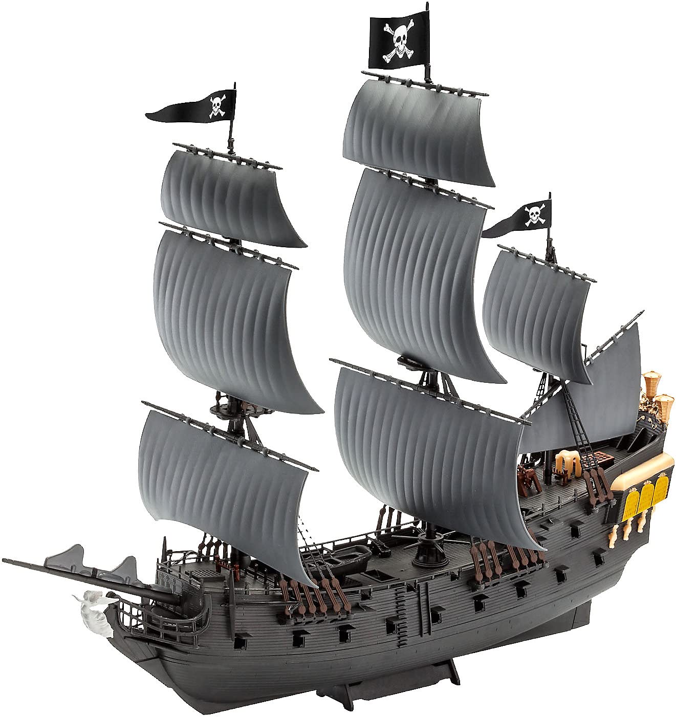 Revell Pearl (Easy-Click) RV65499 Pirati dei Caraibi, 1 juego de 150 modelos Black Pear RC, 26 x 23,5 cm de alto