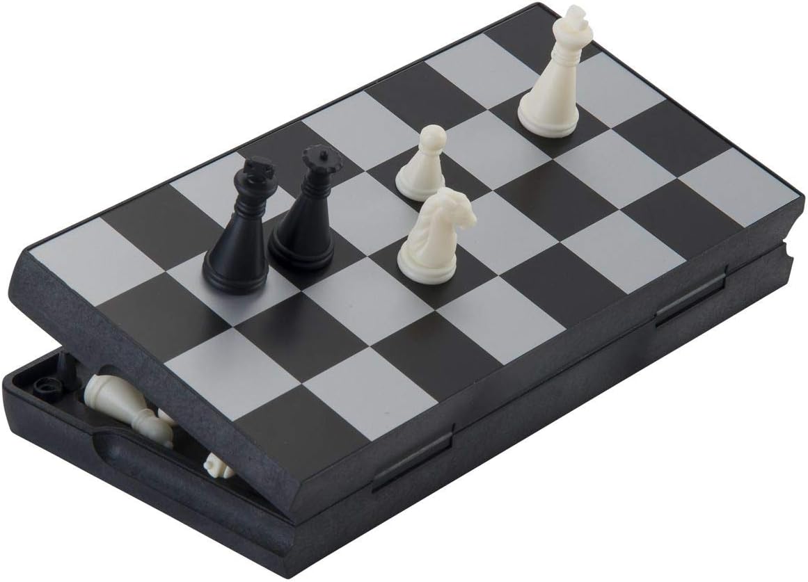 Engelhart - 200711-200712- Travel Magnetic Chess Game 16 cm / 24 cm (16 cm x 16 cm)
