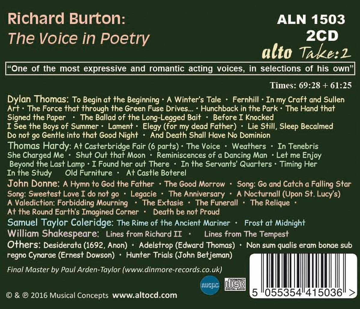 Richard Burton: The Voice in Poetry