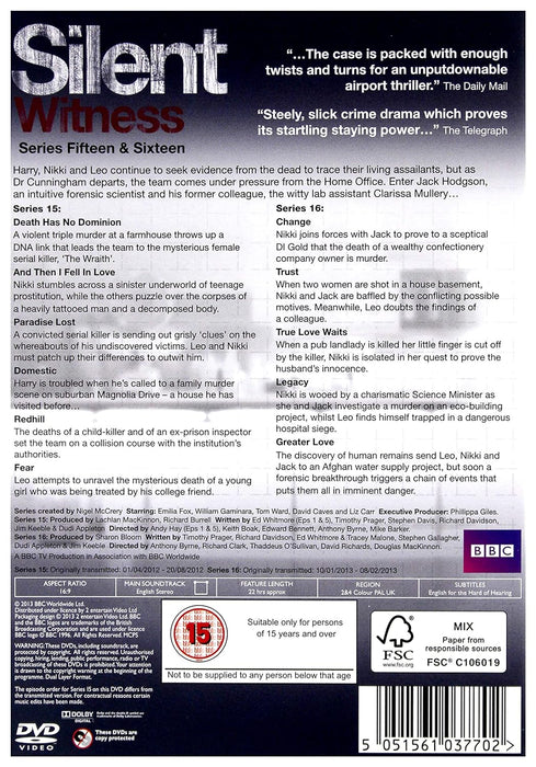Silent Witness: Series 15-16