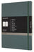 Moleskine - Pro Notebook, Professional Notebook Ideal for Office & Work - Soft Cover and Elastic Closure - Size Extra Large 19 x 25 - Colour Forest Green, 192 Pages