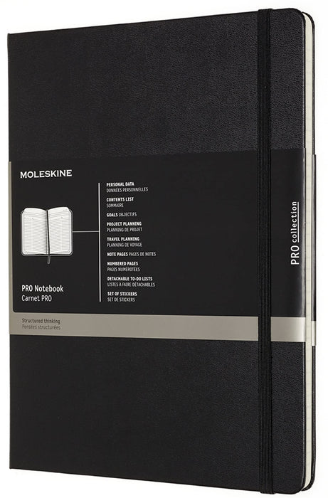 Moleskine PROPFNTB4HBK X-Large Pro Hard Notebook