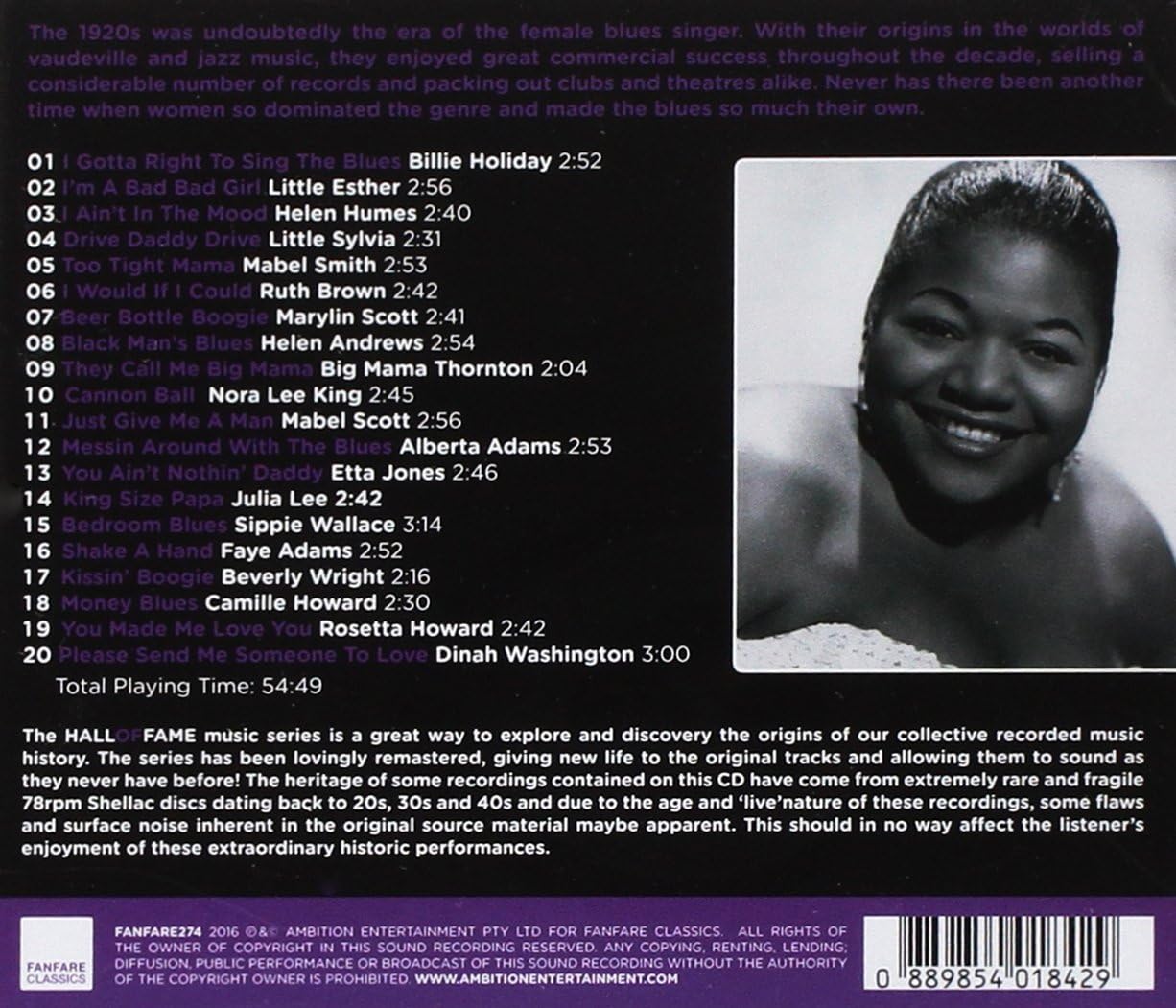 Hall Of Fame: Ladies Sing The Blues