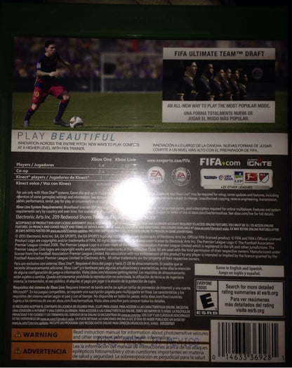 FIFA 16 XBOX ONE FR PG FRONTLINE - Xbox One