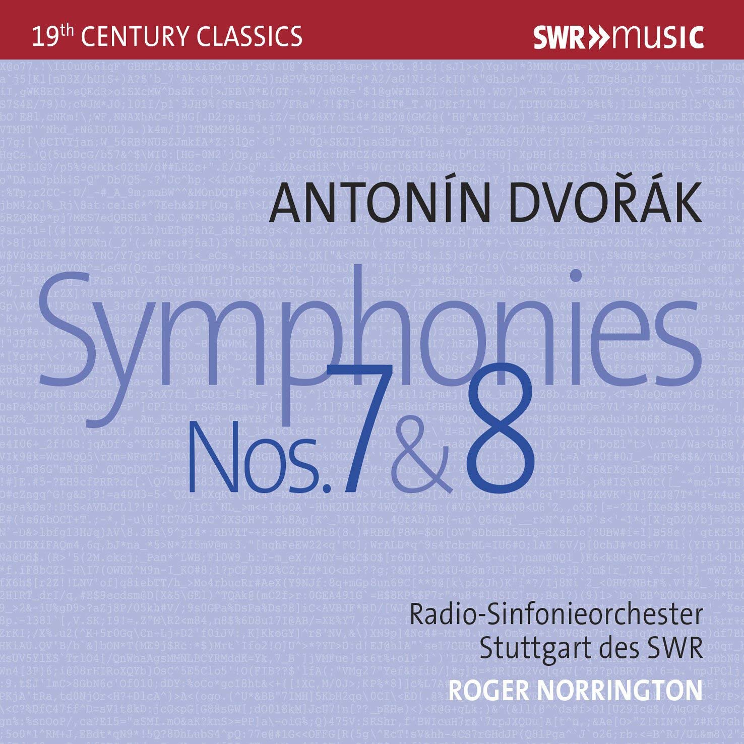 Antonin Dvorák: Symphonies No. 7 & 8