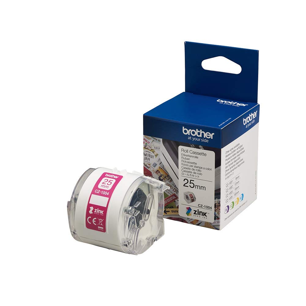 Brother 25mm White Tape - 5m., CZ1004