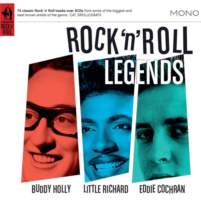 Rock N Roll Legends: Buddy Holly, Little Richard, Eddie Cochran