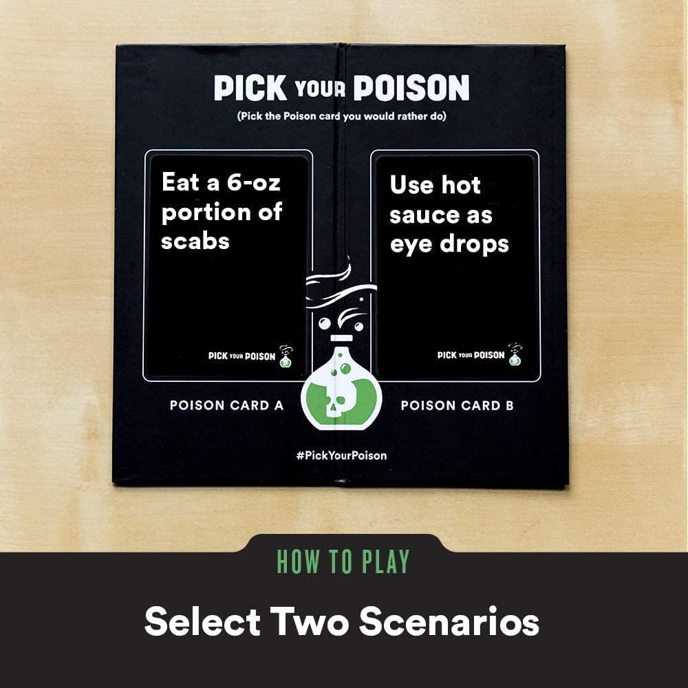 Pick Your Poison Card Game: The “What Would You Rather Do?” Game - After Dark Edition